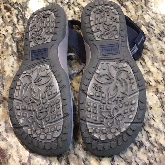 Skechers Reggae Slim Takes Two navy sandals - Picture 5 of 6